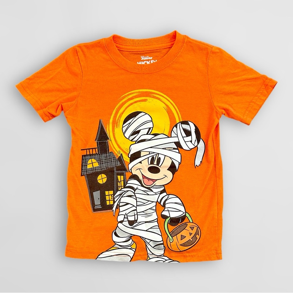 Disney Mickey Halloween Mummy Graphic Short Sleeve Tee